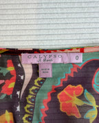 Calypso St Barth Multicolor Paisley Silk Caftan Size 0 photo 3