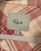 Rails Hunter Shirt White Rose Tulip - Size M - label photo