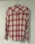 Rails Hunter Shirt White Rose Tulip - Size M - back view