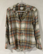 American Eagle Plaid Button-Up Shirt - Size S - front view