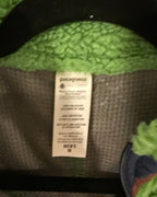 Patagonia Mens Classic Retro-X Vest Green Navy - Size M - tag photo