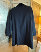 Boutique de Givenchy Vintage Navy Swing Car Coat - back view