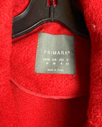 Primark Red Longline Coat Size 10 (EUR 38) - brand tag photo