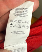 Primark Red Longline Coat Size 10 (EUR 38) - care tag photo