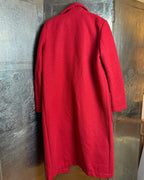 Primark Red Longline Coat Size 10 (EUR 38) - back view