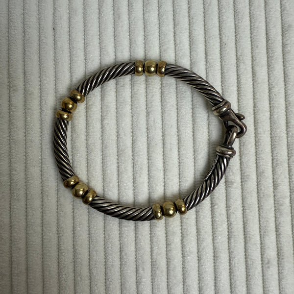 David Yurman Hampton Cable Bracelet - front view