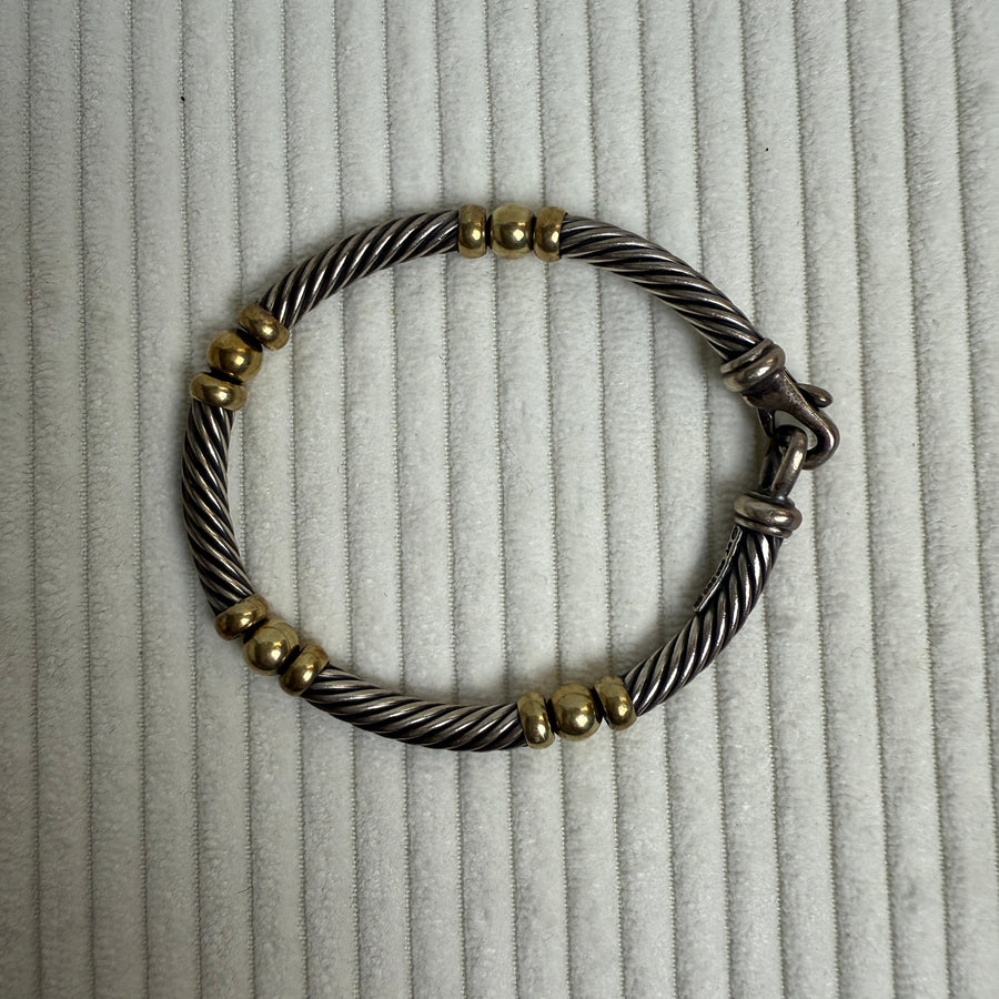 David Yurman Hampton Cable Bracelet - front view