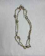 Silpada N1504 Mother of Pearl Quartz Beaded Necklace - front view