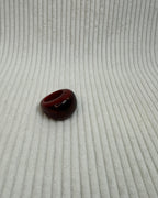 Red Resin Dome Statement Ring - side view