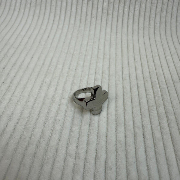 Sterling Silver Cross Ring - front view