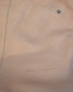 Salvatore Ferragamo Gancini Pink Leather Shoulder Bag