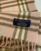 Burberry London Pink Nova Check Scarf