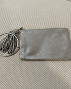 Thacker Nolita Metallic Leather Tassel Clutch