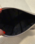 Thacker Nolita Metallic Leather Tassel Clutch