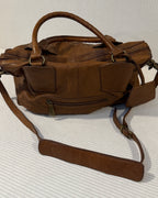Botkier Brown Pebbled Leather Satchel