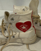Comme des Garcons PLAY x Converse Chuck 70 High Sneakers