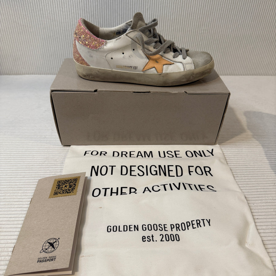 Golden Goose Super-Star Low Top Sneakers Size 37