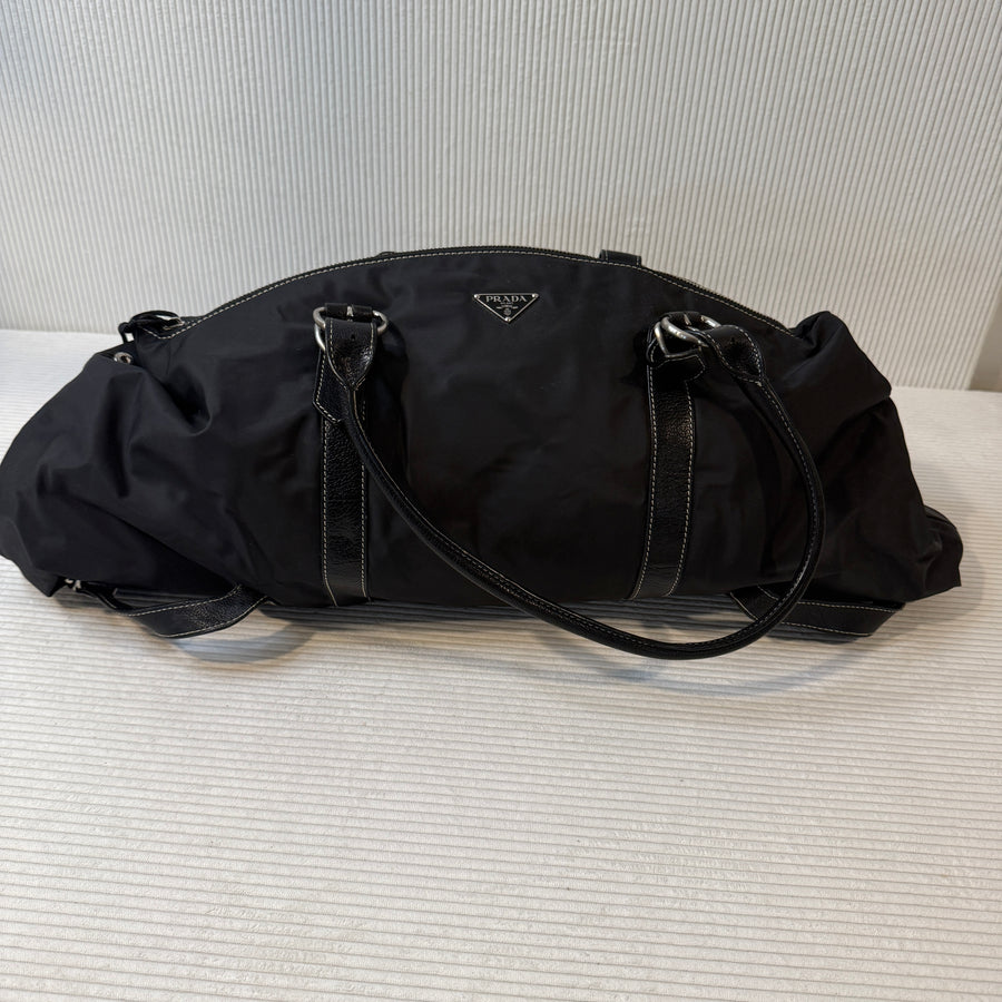 Prada Tessuto Nylon Saffiano Satchel
