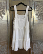 Rails Sandy White Tiered Sleeveless Mini Dress photo 1