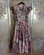 Ulla Johnson Asis Dress Fuchsia Patchwork Size 4 photo 1