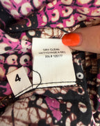 Ulla Johnson Asis Dress Fuchsia Patchwork Size 4 photo 2