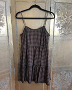 Urban Outfitters UO Hanna Plaid Mini Dress Size S-P photo 2