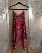 Zimmermann Red Black Abstract Slip Dress Size 0 photo 2