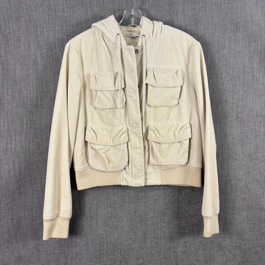 Vince Cream Utility Jacket Size M — 01 front