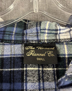 The Vermont Flannel Co. Campbell Hooded Flannel Pullover Size SMALL — 04 tag