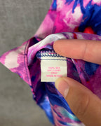 Alice & Trixie Pink and Blue Silk Print Dress Size M — 04 tag 2