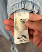 Gap Light-Wash Denim Tie-Front Tank Size M — 04 tag 2