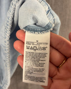 Gap Light-Wash Denim Tie-Front Tank Size M — 05 tag 3