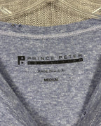 Prince Peter Collection Gray Happiness Graphic Tee Size MEDIUM — 03 tag