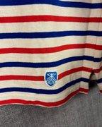 Orcival Red and Blue Striped Cotton Breton Top — 03 detail