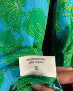Tory Burch Stephanie Green and Blue Cotton Sequin Tunic Size 6 — 05 tag 3