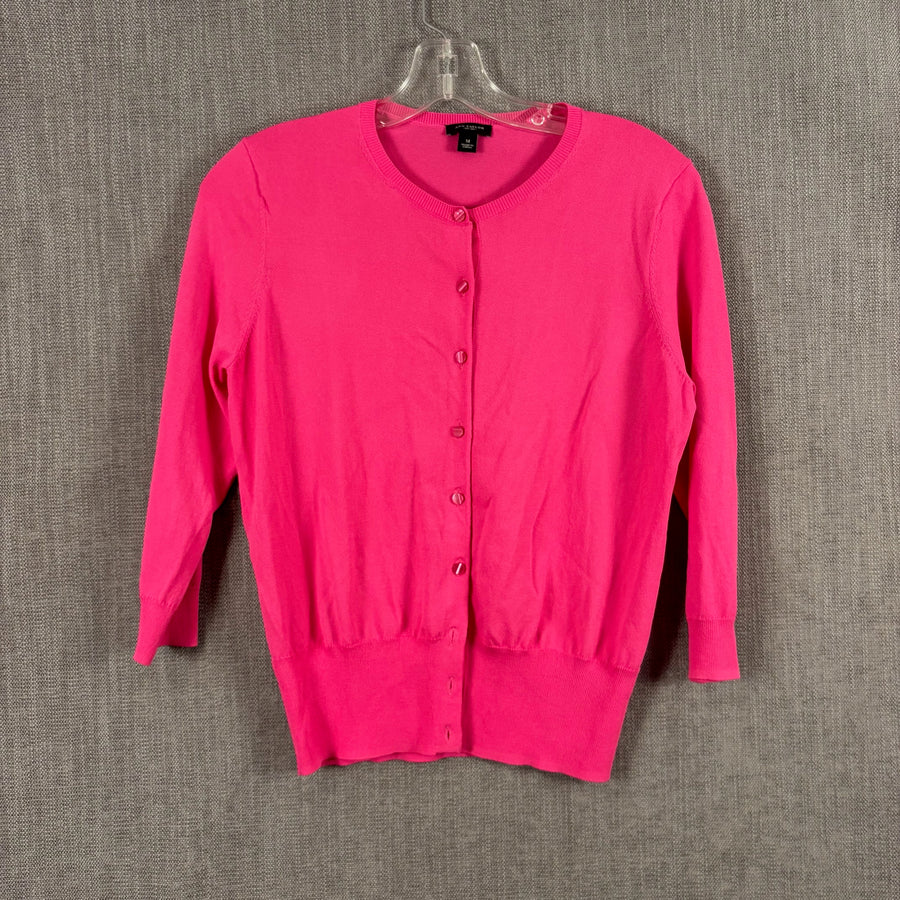Ann Taylor Hot Pink Cardigan Size M — 01 front