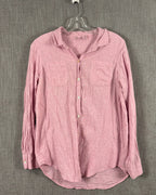 Calypso St. Barth Pink Cotton Blouse Size XS — 01 front