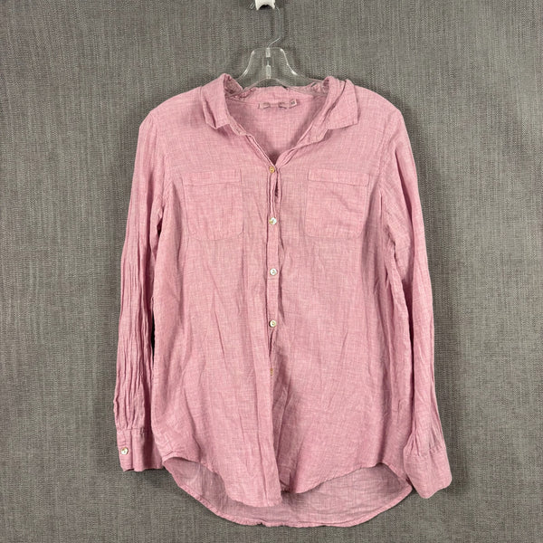 Calypso St. Barth Pink Cotton Blouse Size XS — 01 front