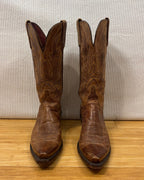 1883 Lucchese Brown Cowboy Boots — 01 front