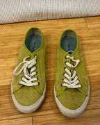 SeaVees Monterey Green Suede Low-Top Sneakers — 01 front