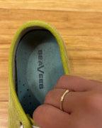 SeaVees Monterey Green Suede Low-Top Sneakers — 06 tag