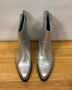 Silver Cowboy Boots (Brand Unconfirmed) Size 39 — 01 front