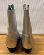 Silver Cowboy Boots (Brand Unconfirmed) Size 39 — 02 back