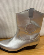 Silver Cowboy Boots (Brand Unconfirmed) Size 39 — 05 detail 3