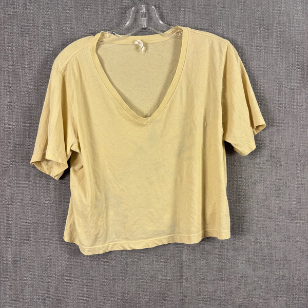 CHRISTINELEHR Pale Yellow Tee Size 3 — 01 front