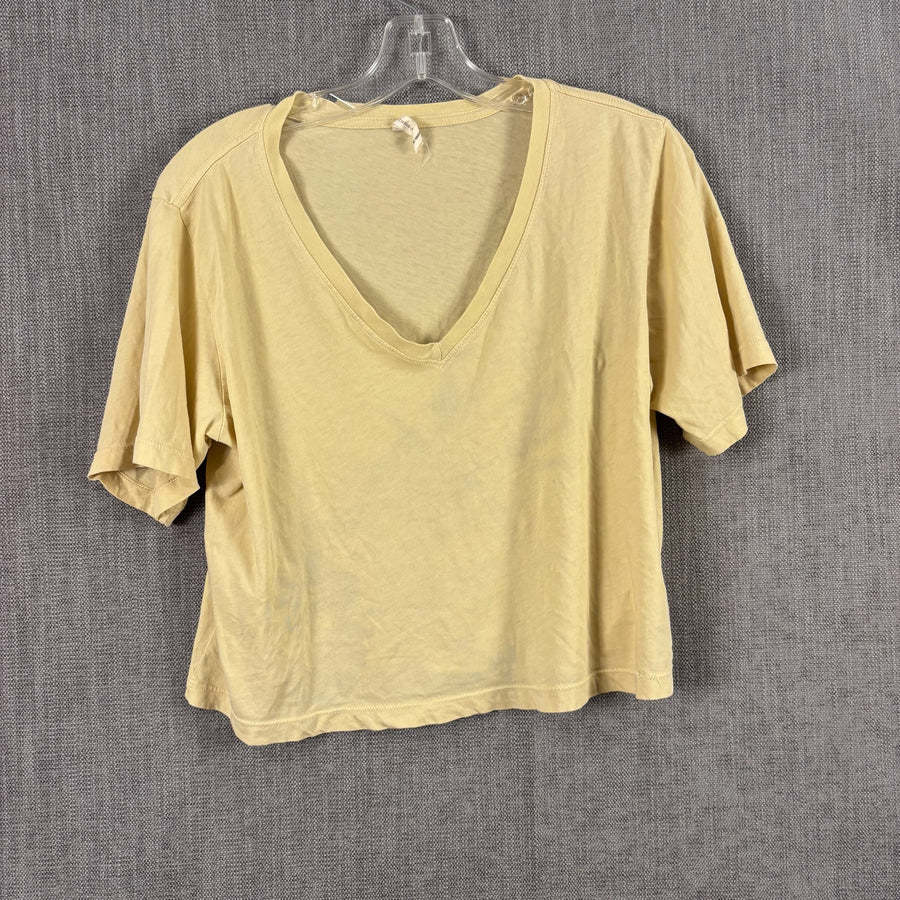 CHRISTINELEHR Pale Yellow Tee Size 3 — 01 front