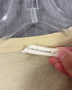 CHRISTINELEHR Pale Yellow Tee Size 3 — 03 tag