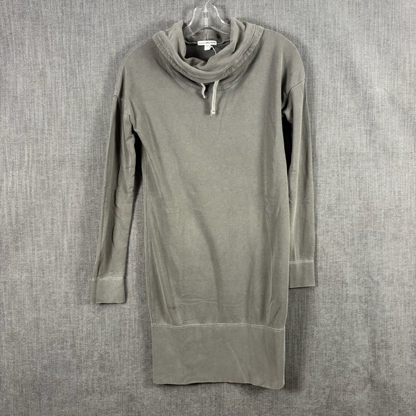 Standard James Perse Gray Cowl-Neck Dress Size 0 — 01 front
