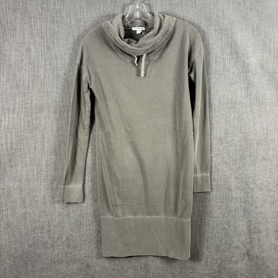 Standard James Perse Gray Cowl-Neck Dress Size 0 — 01 front