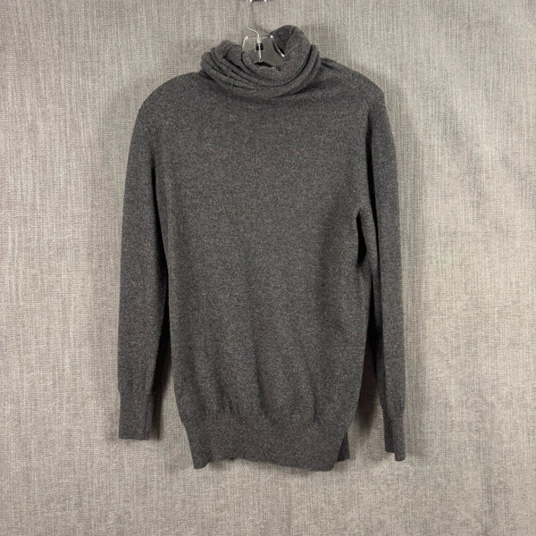 Joseph Charcoal Cowl-Neck Sweater — 01 front